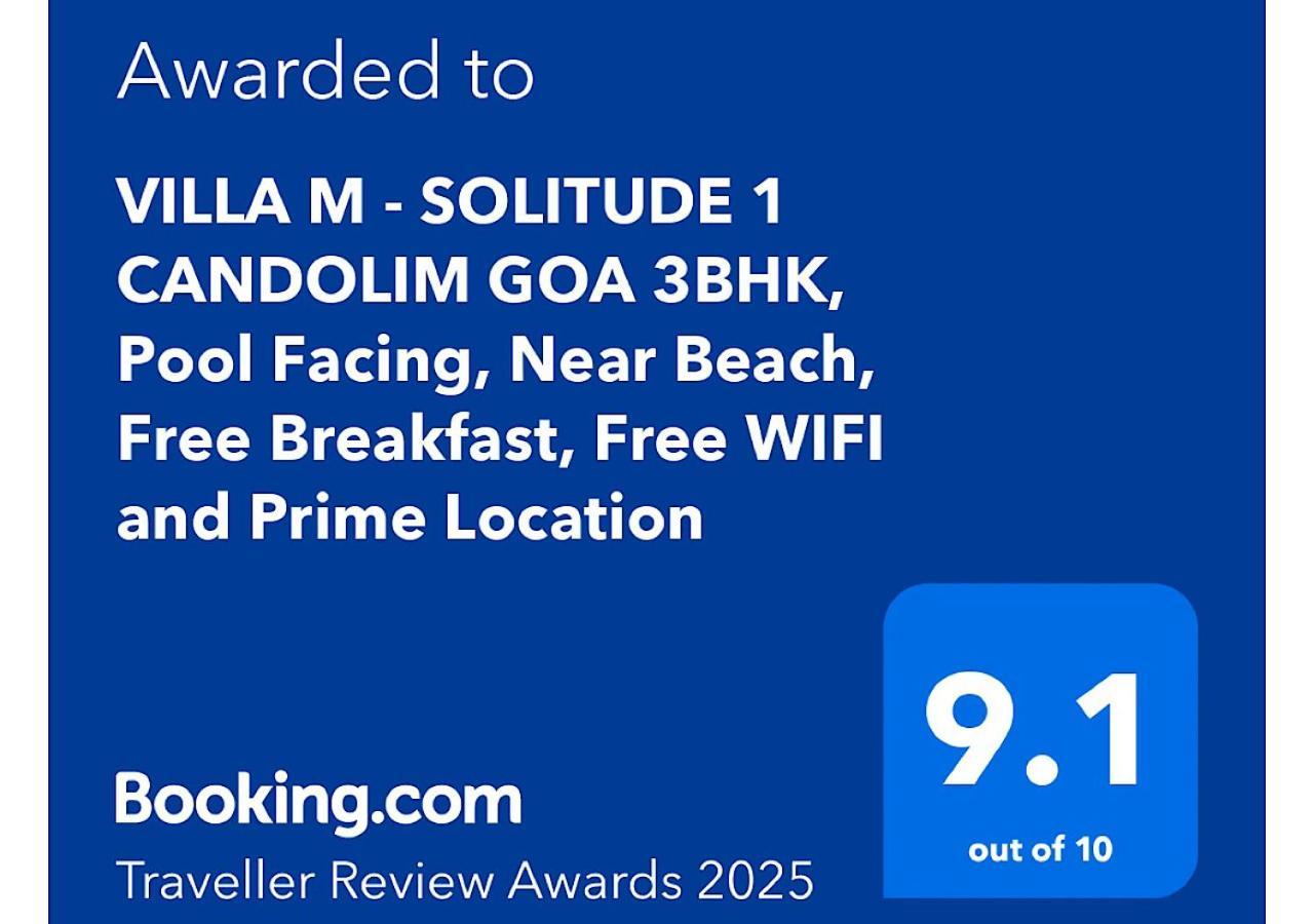 Villa M - Solitude 2 Candolim Goa 3Bhk, Pool Facing, Near Beach, Free Breakfast, Free Wifi And Prime Location Buitenkant foto